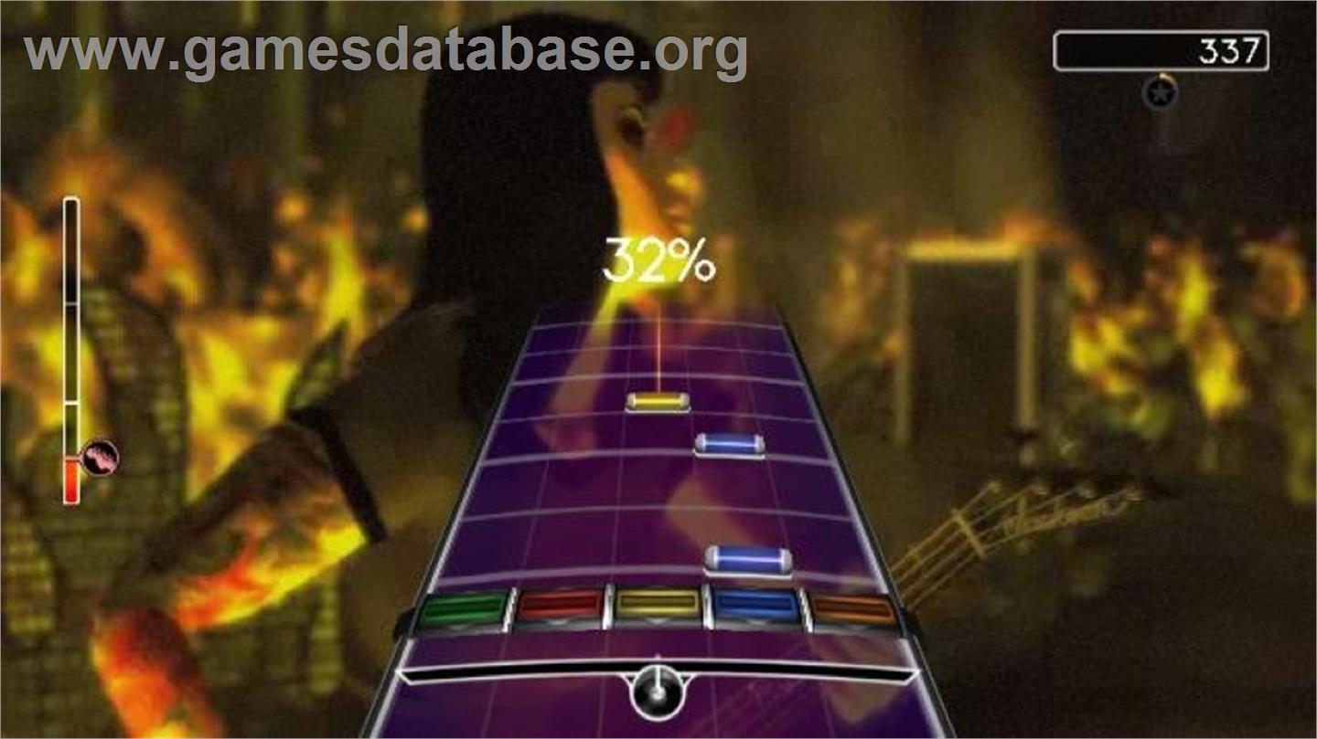 Rock Band - Metal Track Pack - Nintendo Wii - Artwork - In Game
